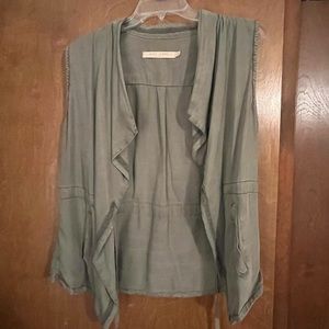 Green layering vest